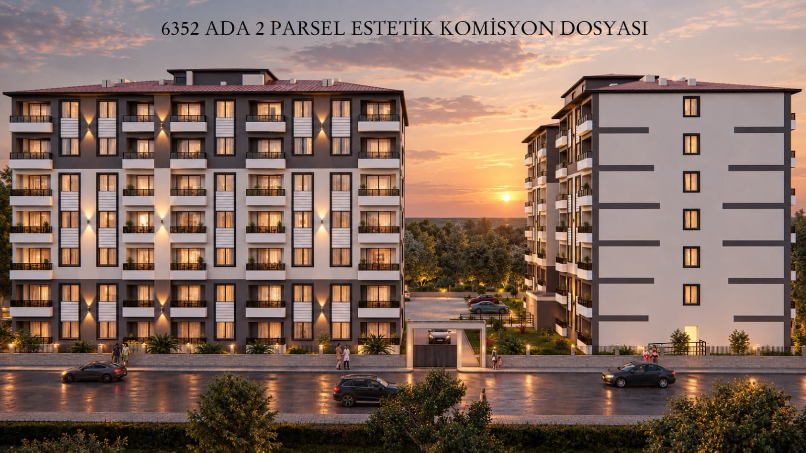 Konut projesinin görselleştirmesi